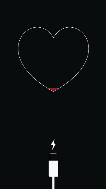 Broken Heart Black Background, Broken Hearted HD phone wallpaper