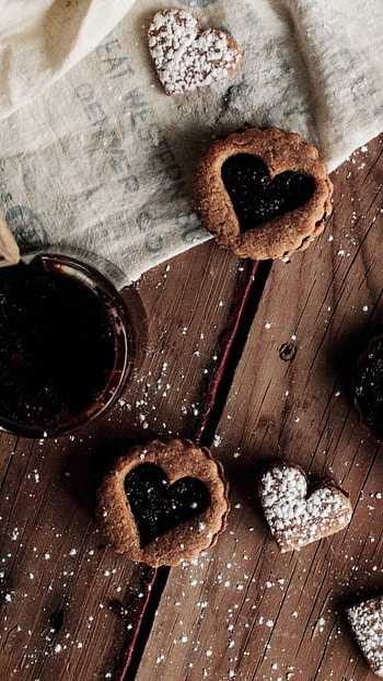 Whatsapp, Heart Cookies HD phone wallpaper