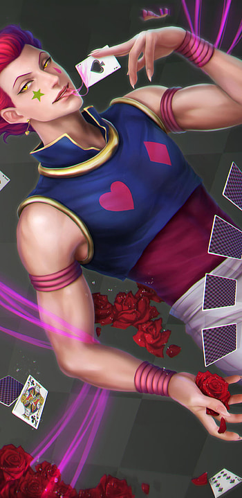 Hisoka, Hunter x Hunter, Mesmerizing , Powerful aura HD phone wallpaper