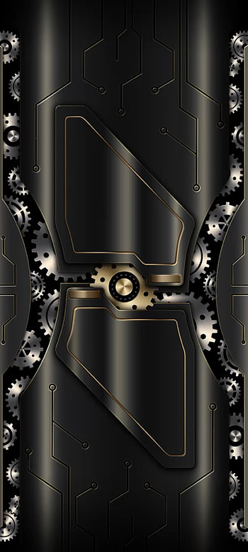 Business metal gear, premium, Metalink, automotive wheel system, machine, vintage HD phone wallpaper