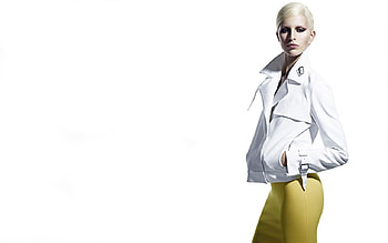Karolina Kurkova for Max Mara, makeup, fashion, eyes, max mara, hair, beauty HD wallpaper
