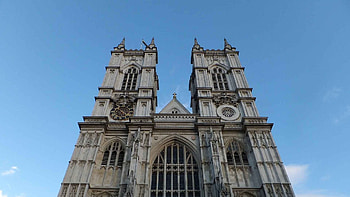 Westminster Abbey, Berkhamsted castle, Historical landmarks, United Kingdom HD wallpaper