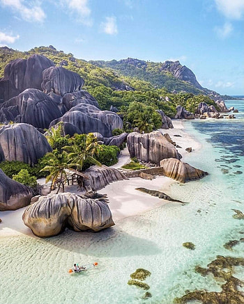 Seychelles, cloud, sky HD phone wallpaper