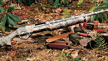 Shot-gun, military, graphy, bullets, ammunition, mission, cartridges, abstract, camouflage, gun HD wallpaper