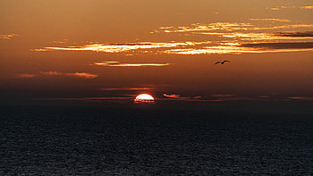 Nature, Sunset, Horizon, Overcast, Mainly Cloudy, Cloud HD wallpaper