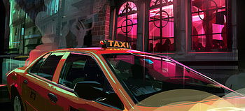 Taxi Digital Art , taxi, artist, artwork, digital-art HD wallpaper