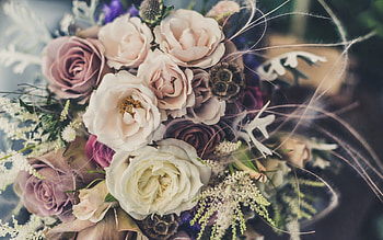 Flowers, Roses, Bouquet, Decoration HD wallpaper
