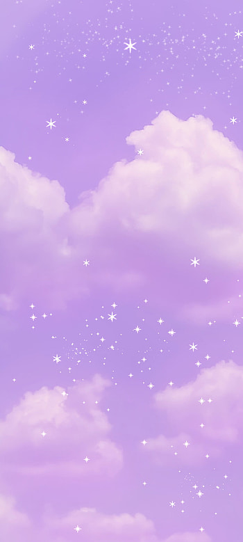 Purple Aesthetic, cloud, sky HD phone wallpaper