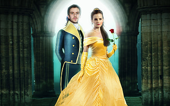 Beauty And The Beast Dan Stevens Emma Watson, beauty-and-the-beast, 2017-movies HD wallpaper