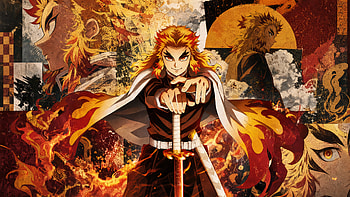 Kyojuro Rengoku — Flame Hashira HD wallpaper