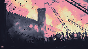 dominik-mayer-16, Digital Art, Digital Painting, Illustration, Artwork, Landscape HD wallpaper