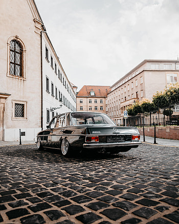 Cars, Car, Back View, Rear View, Mercedes-Benz, Retro HD phone wallpaper