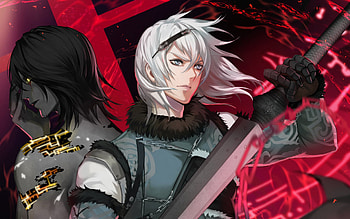 NieR, sword, protagonist, Nier characters, manga, warrior HD wallpaper