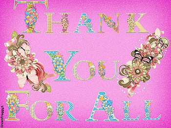 THANK YOU FOR ALL, YOU, THANK, COMMENT, CARD HD wallpaper
