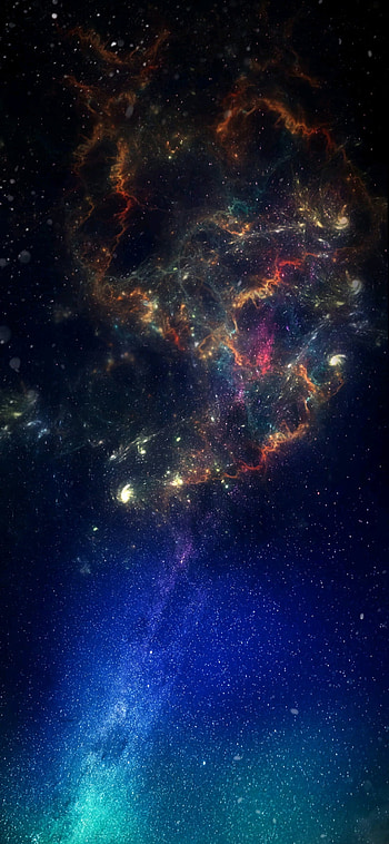 Space, atmosphere, sky, art, night HD phone wallpaper