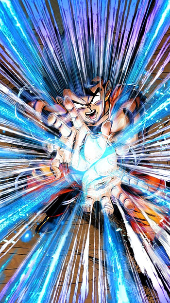 Goku Kamehameha, Dragon Ball Super, Dynamic artwork, Anime power HD phone wallpaper