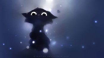 of fantasy cats | cartoon cute animals fantasy eyes pov apofiss cats kittens . HD wallpaper