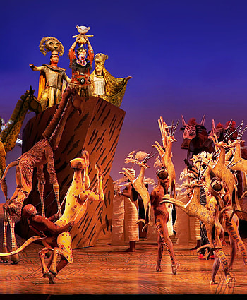 Disney's The Lion King, German production, Musical adaptation, Theatrical experience HD phone wallpaper