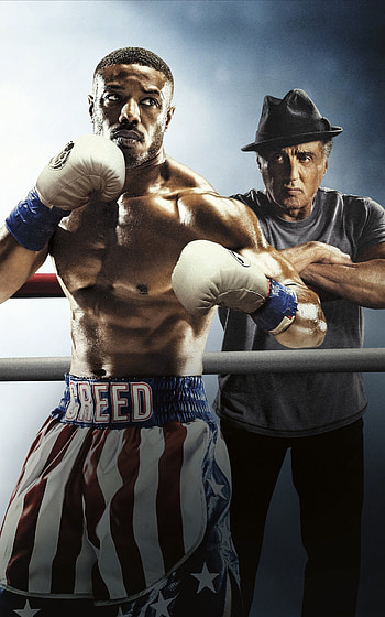 Michael B. Jordan and Sylvester Stallone, Creed HD phone wallpaper