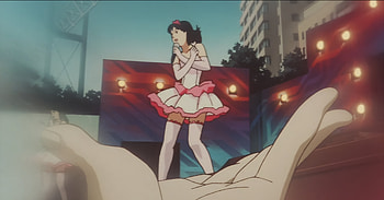 Mima on the hand, Perfect Blue HD wallpaper