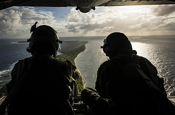 view from a Hercules C 130, view, plane, c130, hercules HD wallpaper