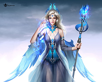 Fairy, blue, wings, frumusete, girl, dqhunter, dq hunter, fantasy, luminos HD wallpaper