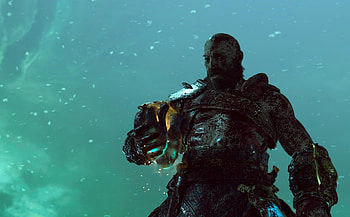 The heart of the guardian, green, Kratos (God Of War) HD wallpaper