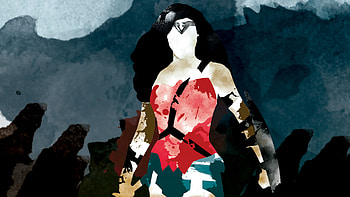 Wonder Woman Watercolor Art, wonder-woman, artwork, digital-art, superheroes HD wallpaper