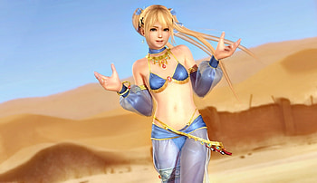 Marie Rose, Belly Dancing, Fighter, Cute, Games, Pretty, Doa5, Beautiful, Cute Anime, Blonde Girl HD wallpaper