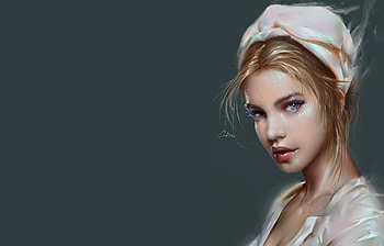 Drawing, Women, Artistic, Blonde HD wallpaper