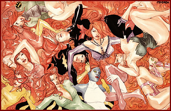 Starfire (Dc Comics), Comics, Collage, Batgirl, Firestar (Marvel Comics), Jean Grey, Mary Jane Watson, Mystique (Marvel Comics), Poison Ivy, Spider Girl HD wallpaper