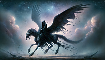 Grim Reaper On Flying Horse, grim-reaper, artist, artwork, digital-art HD wallpaper