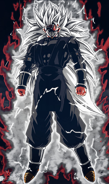 Goku Black, red, white, anime HD phone wallpaper