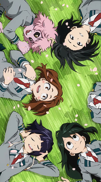 My Hero Academia , Action-packed anime, Superhero students, Heroic battles HD phone wallpaper