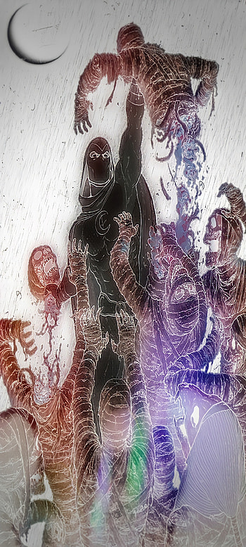 Moon Knight, movies, Series, MoonKnight, Zombies, Comics, , Marvel, mummies, arte, superheroe HD phone wallpaper