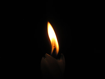 Fire, Dark, Flame, Candle, Wick, Wax HD wallpaper