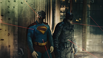 Batman X Superman Power And Vengeance, batman, superman, robert-pattinson, david-corenswet, superheroes, artwork, art, digital-art HD wallpaper