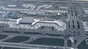 Singapore Changi International Airport, Microsoft Flight Simulator release, Realistic airport scenery, Cloudsurf Asia HD wallpaper