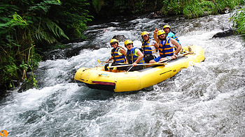 Telaga Waja River, Rafting HD wallpaper