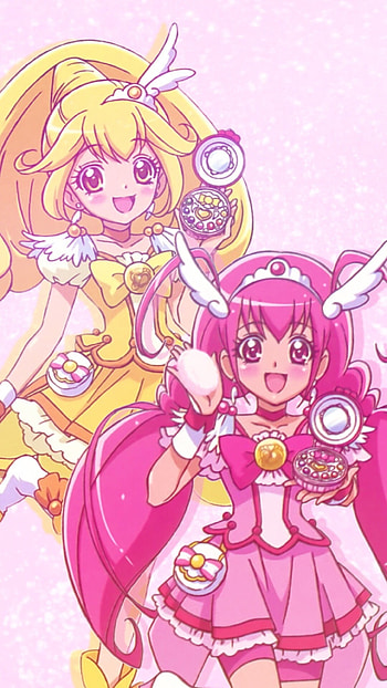 Glitter Force, Cure Happy, Peace , Requested HD phone wallpaper
