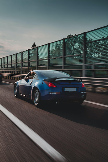 Sports, Nissan, Cars, Car, Movement, Traffic, Nissan 350Z, Sports Car HD phone wallpaper