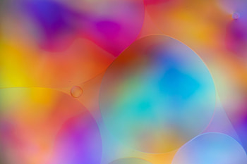 Abstract, Water, Bubbles, Multicolored, Motley, Gradient HD wallpaper