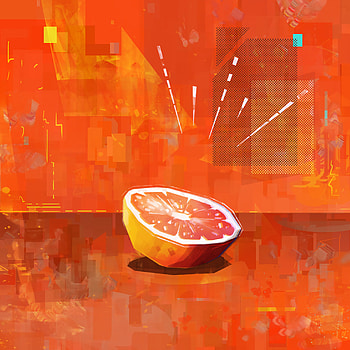 Art, Fruit, Citrus, Lobules, Slices HD phone wallpaper