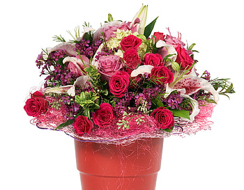 a friendly bunch, bouquet, flowers, art HD wallpaper