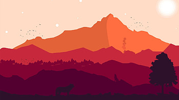 Firewatch, Breathtaking scenery, , Immersive experience HD wallpaper