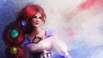 Long Big Hair Girl, deviantart, artist, artwork, digital-art HD wallpaper
