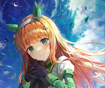 Silence Suzuka, Silence Suzuka, Anime, Uma Musume: Pretty Derby HD wallpaper