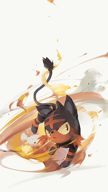 Litten, Zerochan anime, Anime board, Pokmon HD phone wallpaper