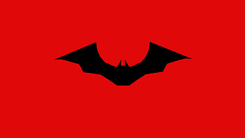The Batman 2021 Logo , the-batman, batman, superheroes, movies, 2021-movies, logo, red HD wallpaper