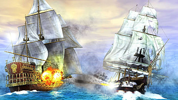 Port Royal 3, sea, royal, port, battle HD wallpaper